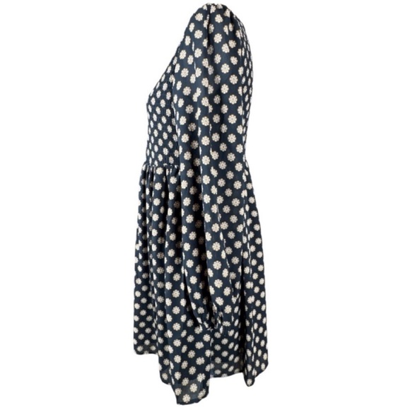 SANCTUARY Long Sleeve Mini Dress, Smocked Top, Hidden Rear Zipper, Size S. - Picture 7 of 14